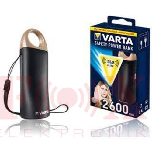 Varta 2600mAh PowerBank + Panik Alarmı